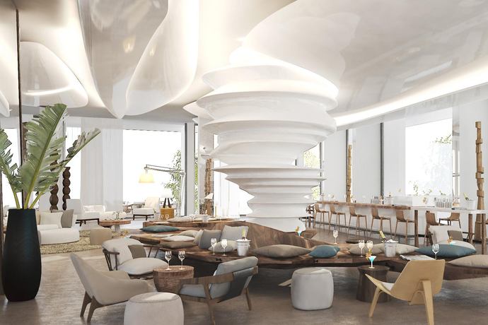 Nikki Beach Resort & Spa Dubai - Lobby/openbare ruimte