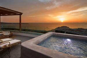 Santo Pure Oia Luxury Suites & Spa - Sea View Sunset Exclusive Junior Suite Jacuzzi