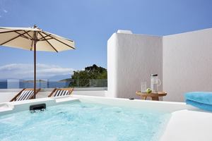 St. Nicolas Bay Resort Hotel & Villas - Club Junior Suite Outdoor Jacuzzi Seafront