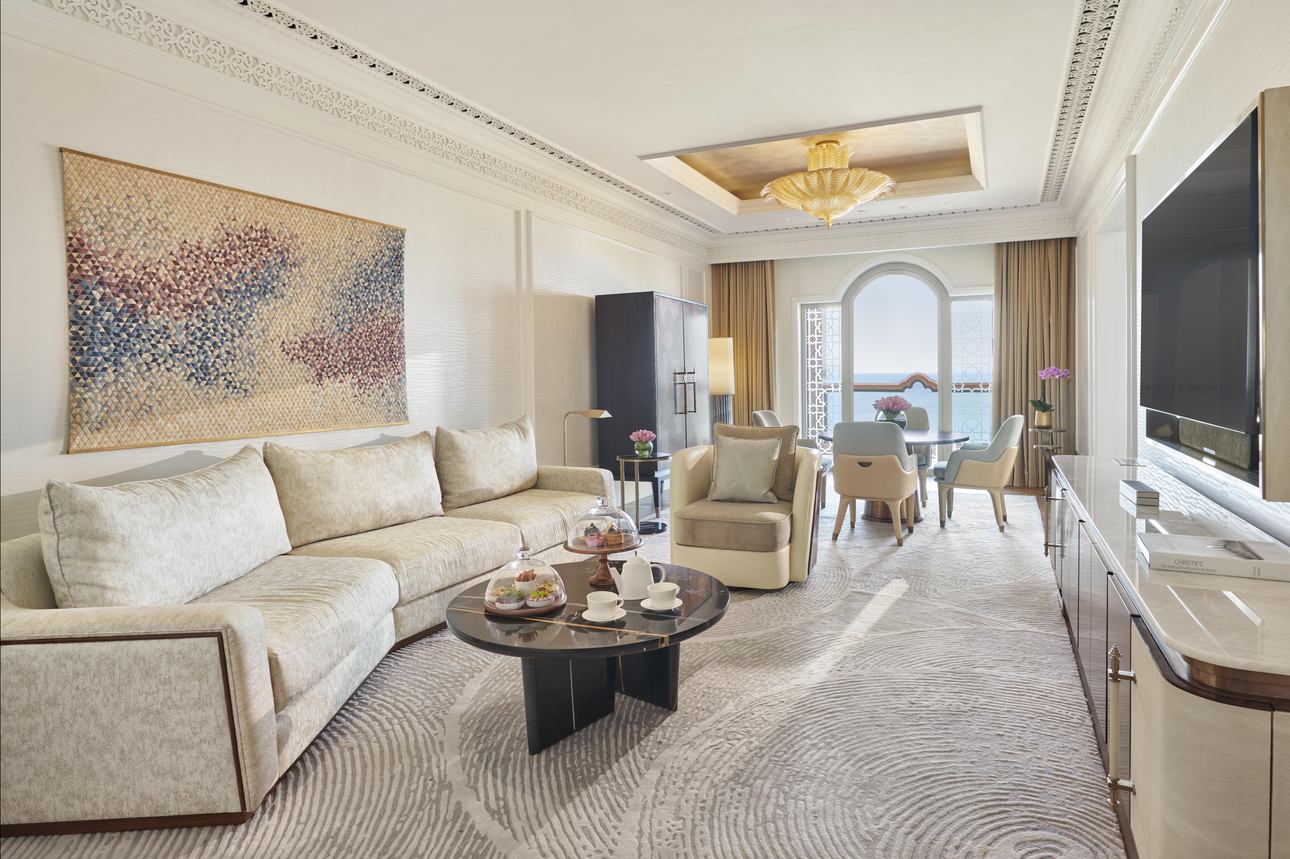 Emirates Palace, Mandarin Oriental - Suite Zeezicht