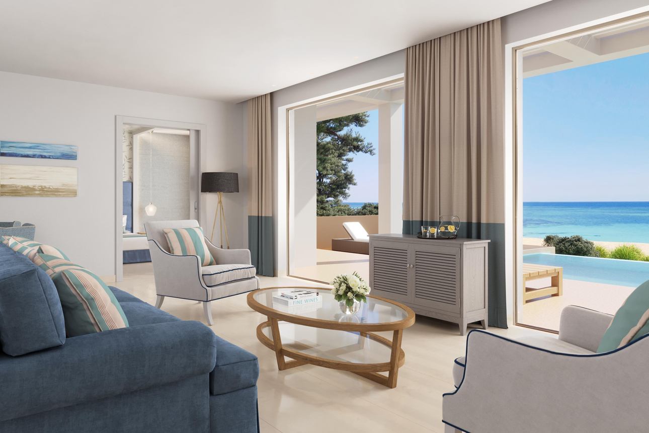Ikos Dassia - 2-bedroom Beachfront Bunglaow Suite with private pool