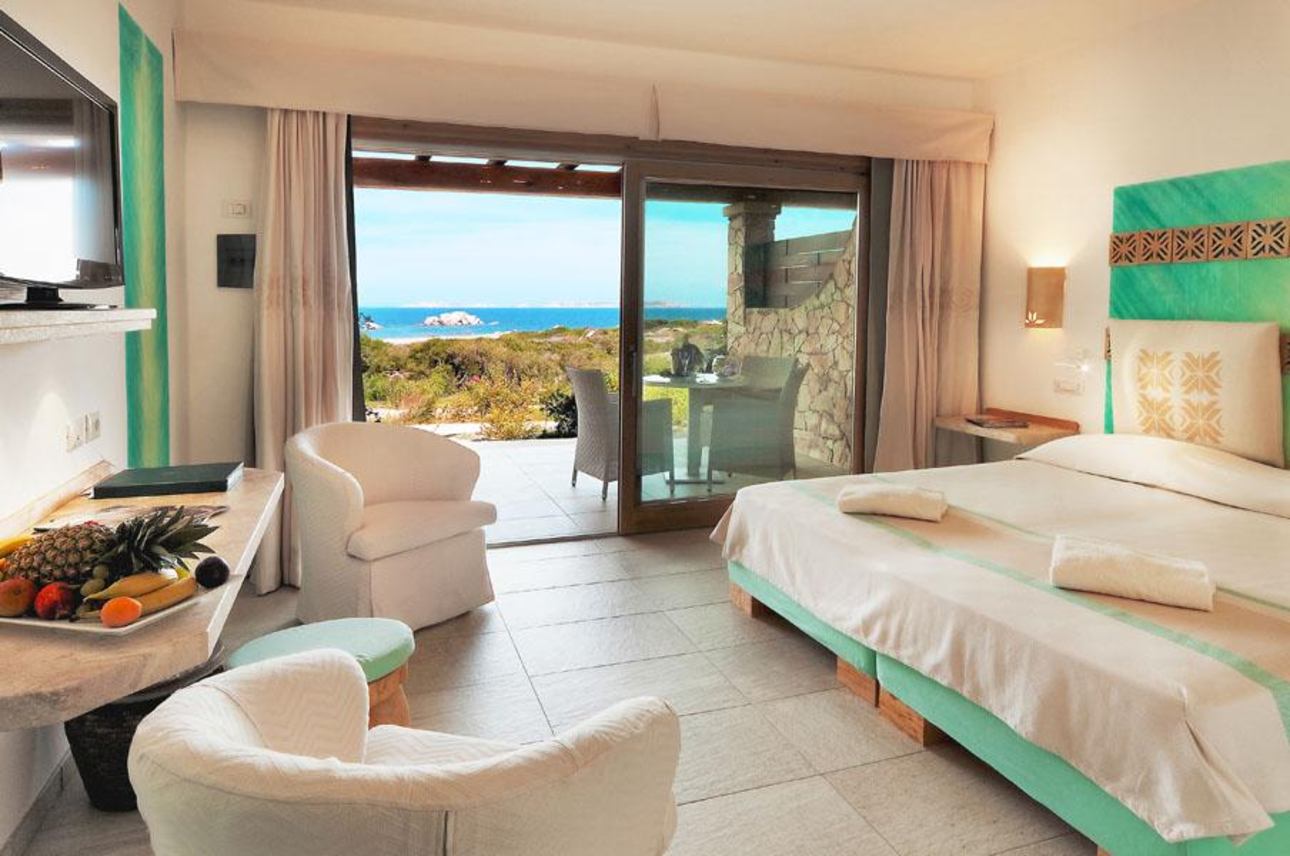 Resort Valle dell`Erica Thalasso & Spa - Family Suite Licciola Tuin-/Zeezicht