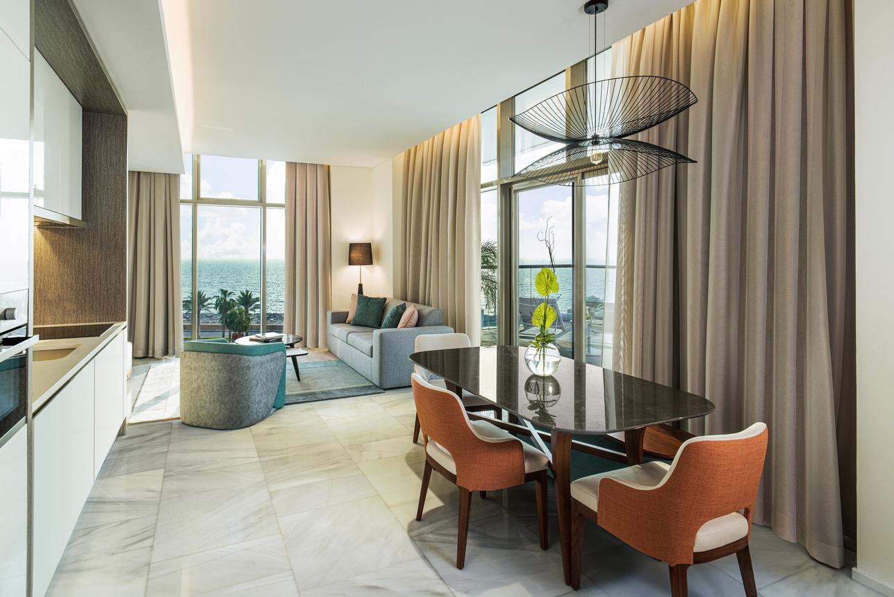 Ocean & Palm View Suite 3-slaapkamers 