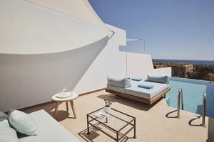 St. Nicolas Bay Resort Hotel & Villas - Olives & Sea Suite 2 slaapkamers met privézwembad 
