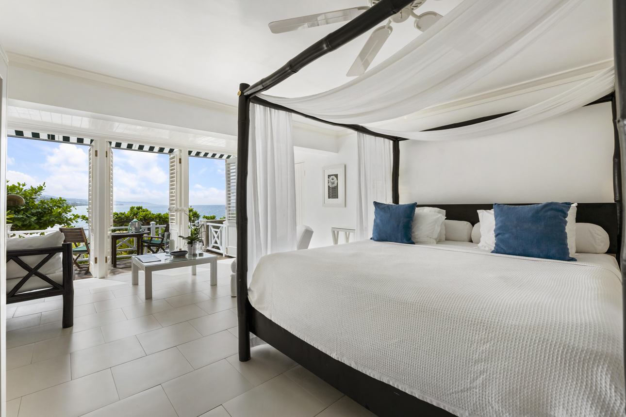 Round Hill Hotel & Villas - Chambre Oceanfront Balcon