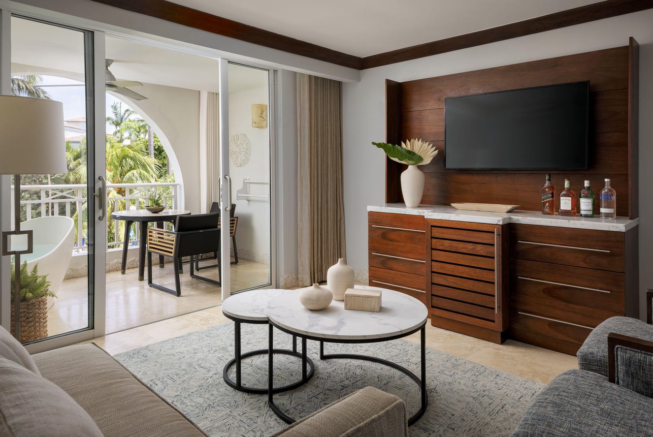 Sandals Barbados - Crystal Lagoon One Bedroom Butler Honeymoon Luxury Suite with Balcony Tranquility Soaking Tub
