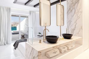 Mykonos Earth Suites - Junior Suite Privé zwembad Zeezicht