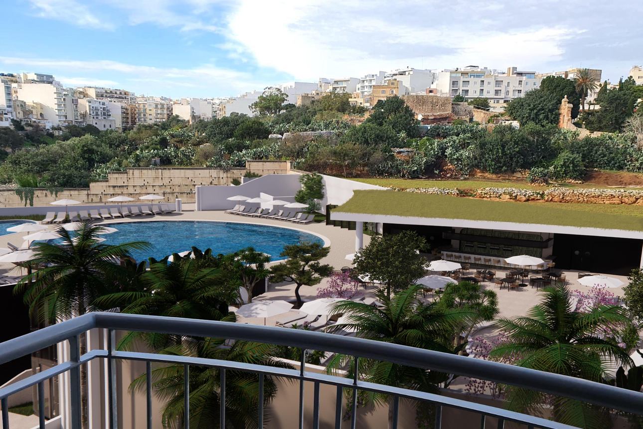Malta Marriott Hotel & Spa - Club Pool View Kamer 