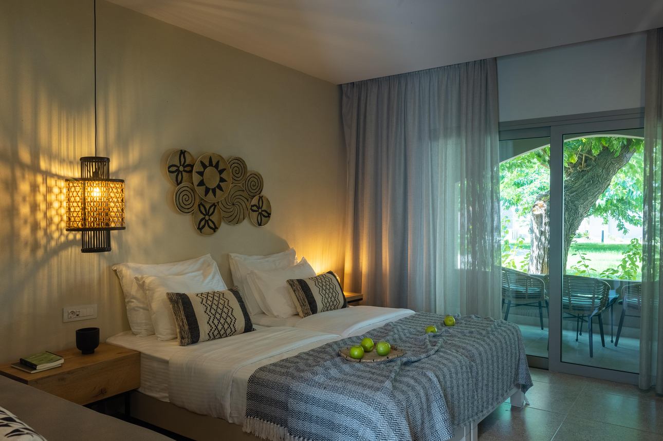 Eliros Mare - Single Parent kamer tuinzicht