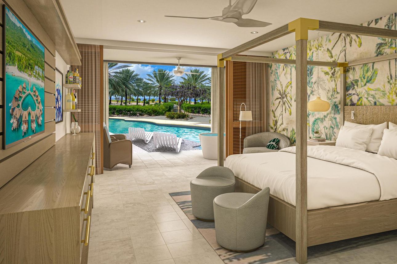 Sandals Royal Curacao - Subi Swim-up Club Level Junior Suite w/ Patio Tranquility Soaking Tub