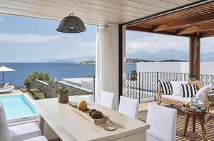 St. Nicolas Bay Resort Hotel & Villas - Seafront 3-bedroom Thalassa Villa Private Pool