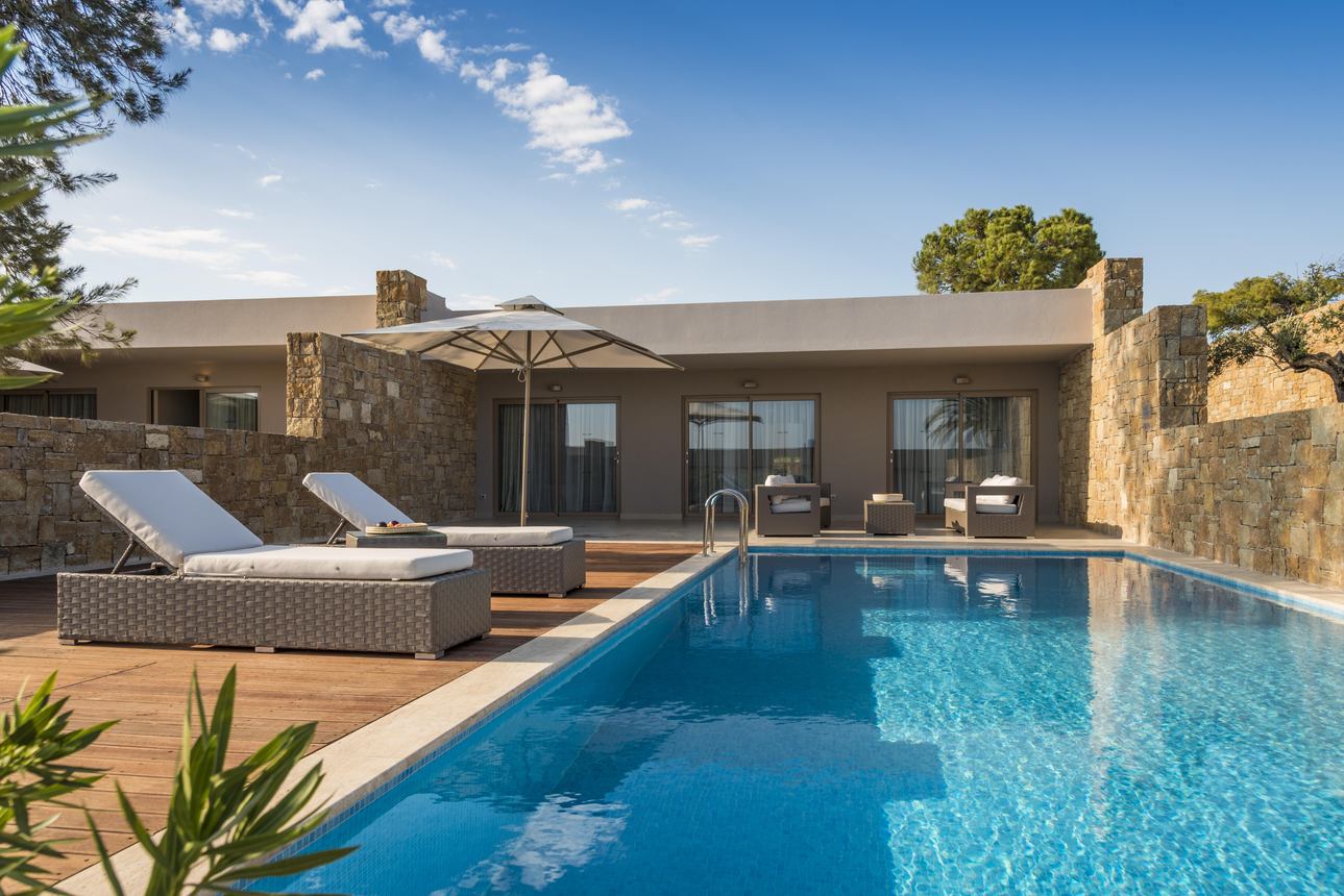 Ikos Olivia - Deluxe Bungalow Pool Suite - 2 slaapkamers tuinzicht
