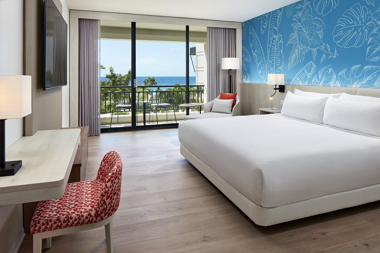 Curaçao Marriott Beach Resort  - Zeezicht Kamer King