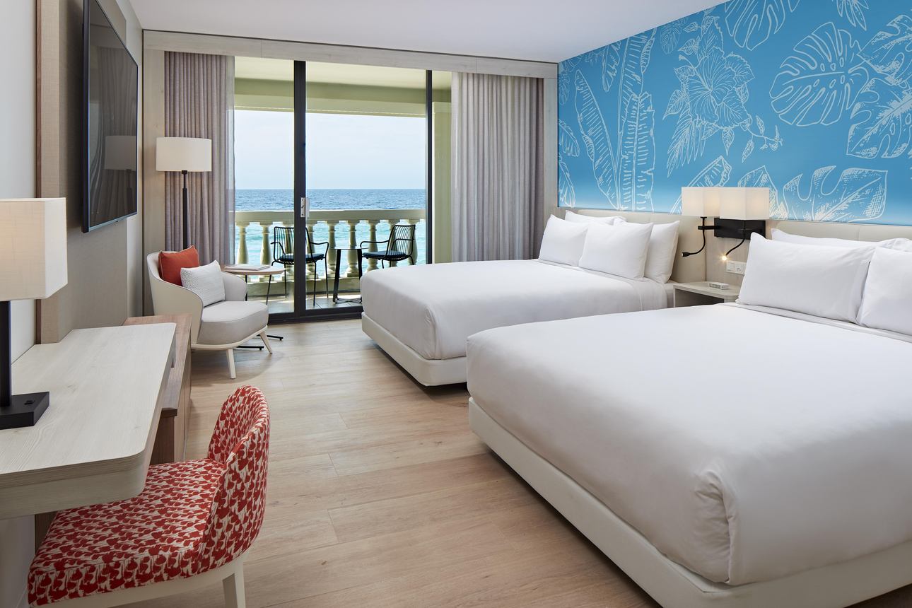 Curaçao Marriott Beach Resort  - Oceanfront Kamer Queen