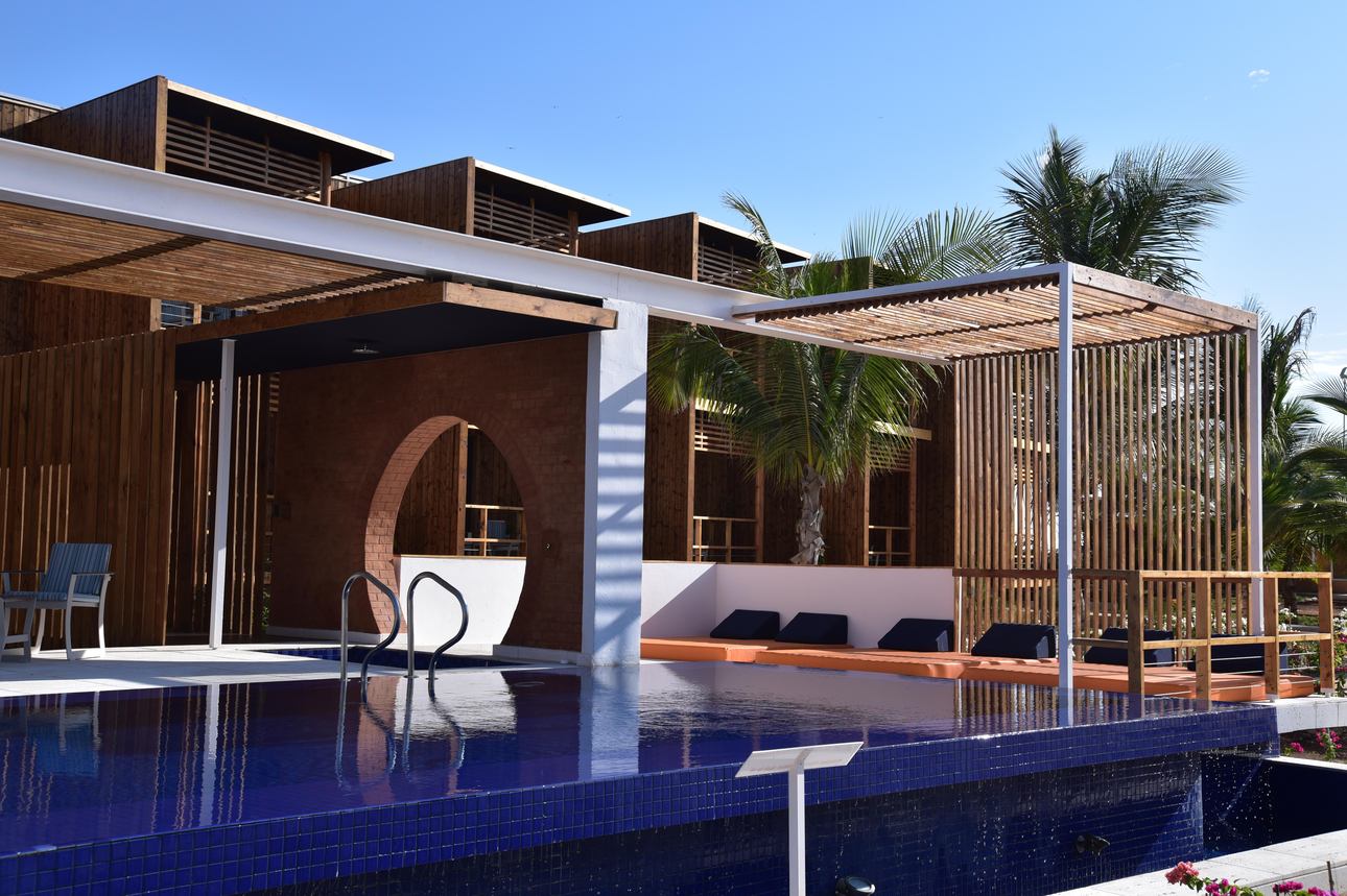 Le Lamantin Beach Hôtel  - Deluxe Suite Blue Bay kamer zeezicht