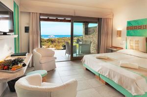 Resort Valle dell`Erica Thalasso & Spa - Family Suite Licciola Tuin-/Zeezicht