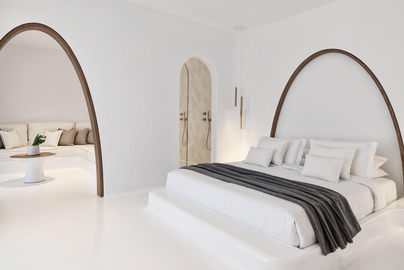 Mykonos Earth Suites - Honeymoon Suite Privézwembad Zeezicht 