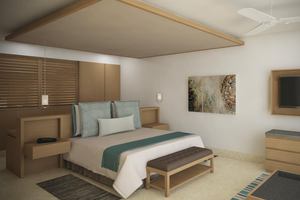 Dreams Playa Mujeres Golf & Spa Resort - Preferred Club Master Suite Frontaal Zeezicht met plungepool