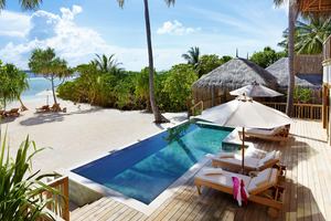Six Senses Laamu - 4-bedroom Ocean Beach Villa Pool
