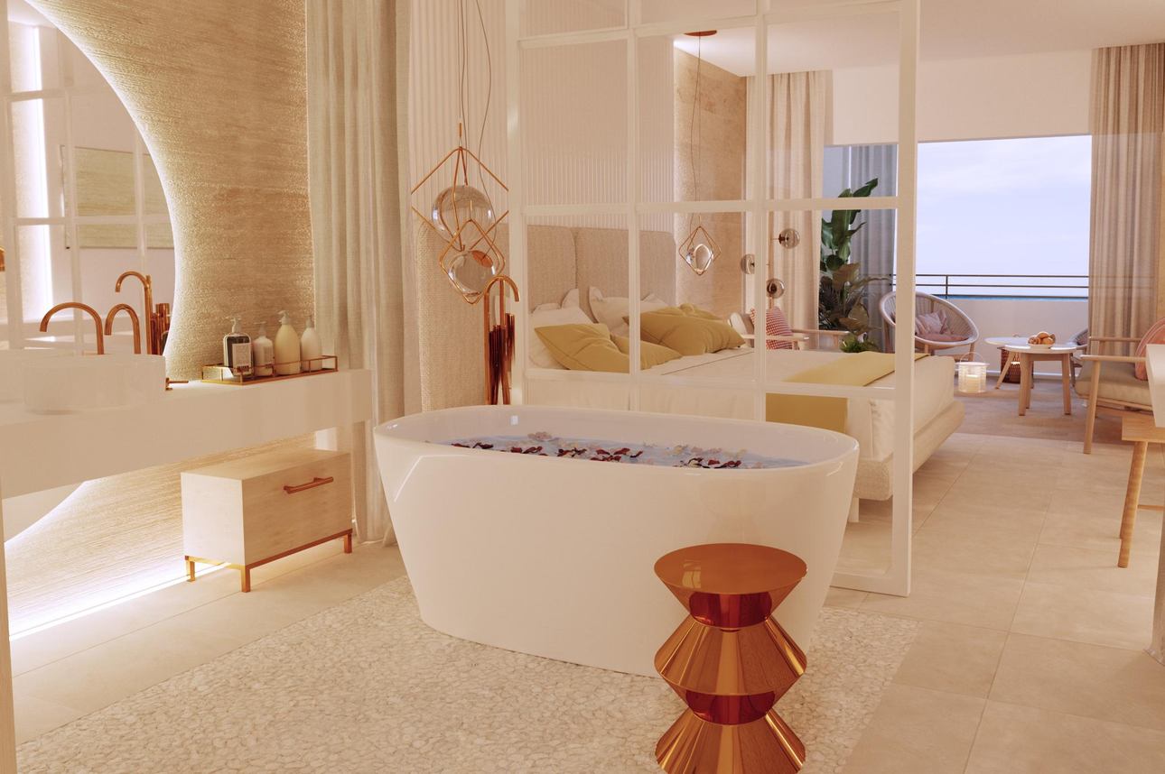 Aguas de Ibiza Grand Luxe Hotel - Premier Bay Kamer