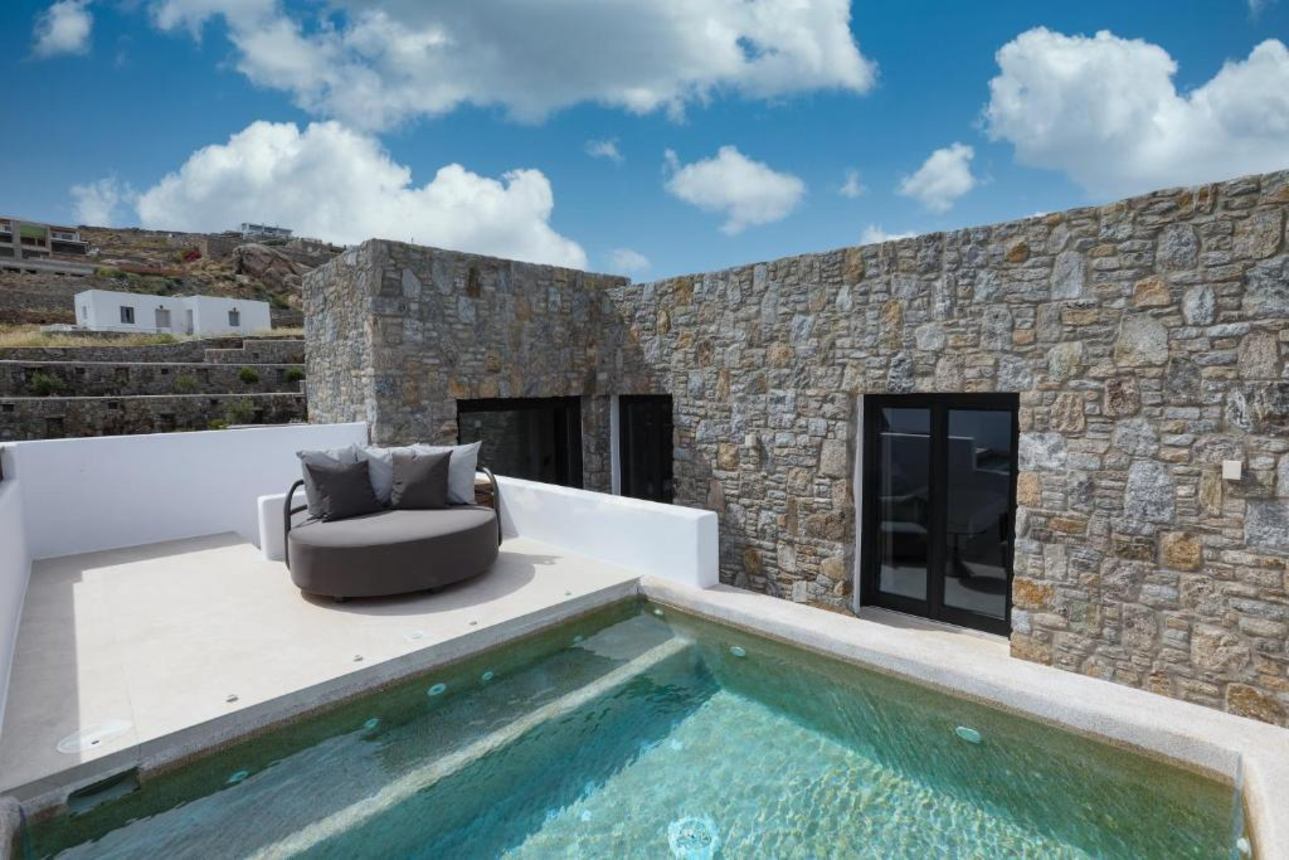 Aeonic Suites & Spa - Celestial Suite Privézwembad Zeezicht
