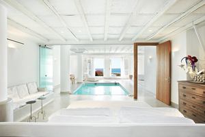 Mykonos Blu, Grecotel Exclusive resort - Luna Blu Suite with private indoor pool
