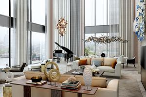 Four Seasons Bangkok - Riverfront Penthouse 3-slaapkamers