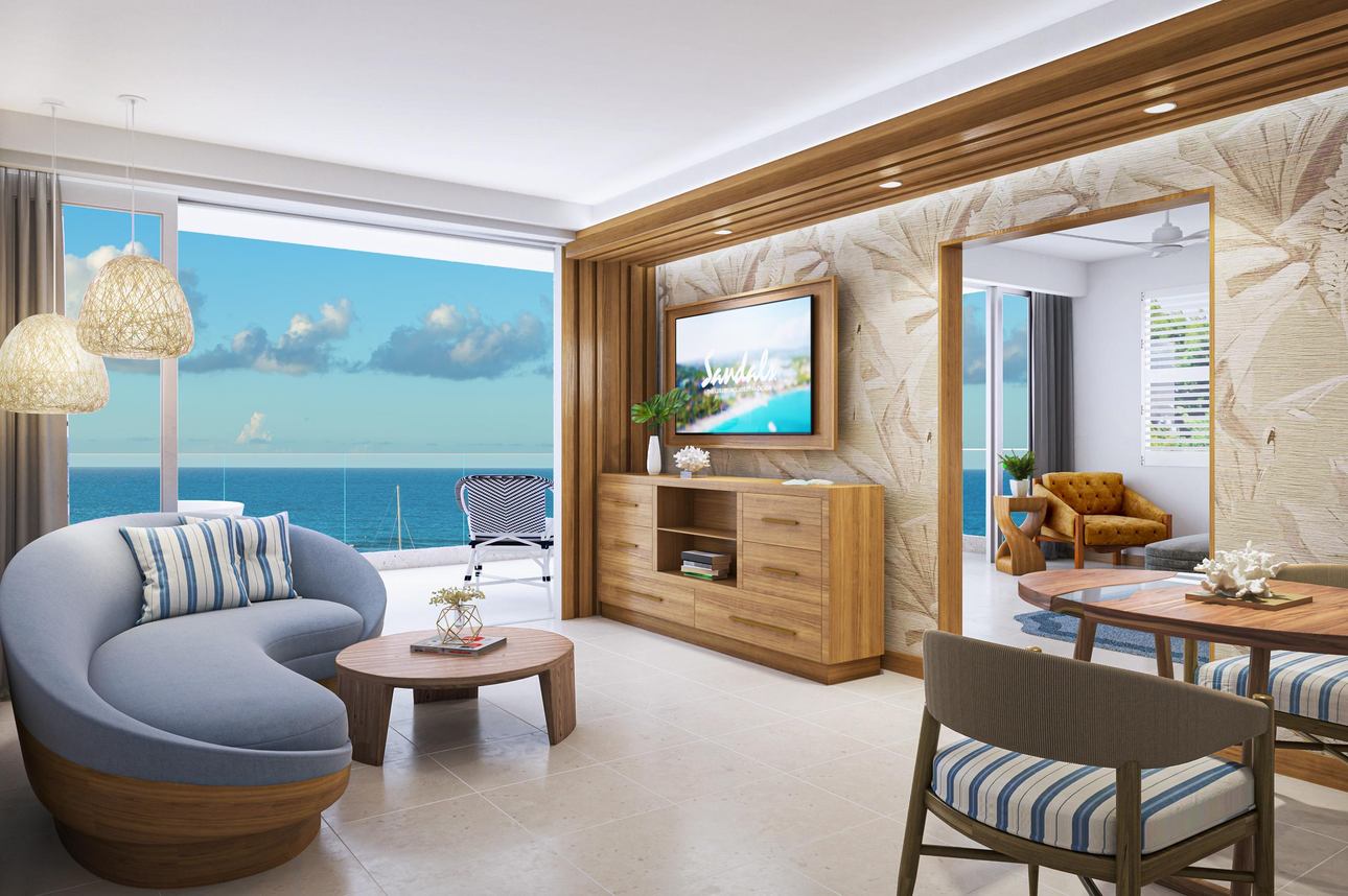 Sandals Dunn's River - Mammee Bay Beachfront One Bedroom Butler Suite w/ Balcony Tranquility Soaking Tub