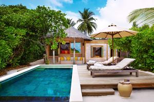 Six Senses Laamu - Beach Family Villa Pool