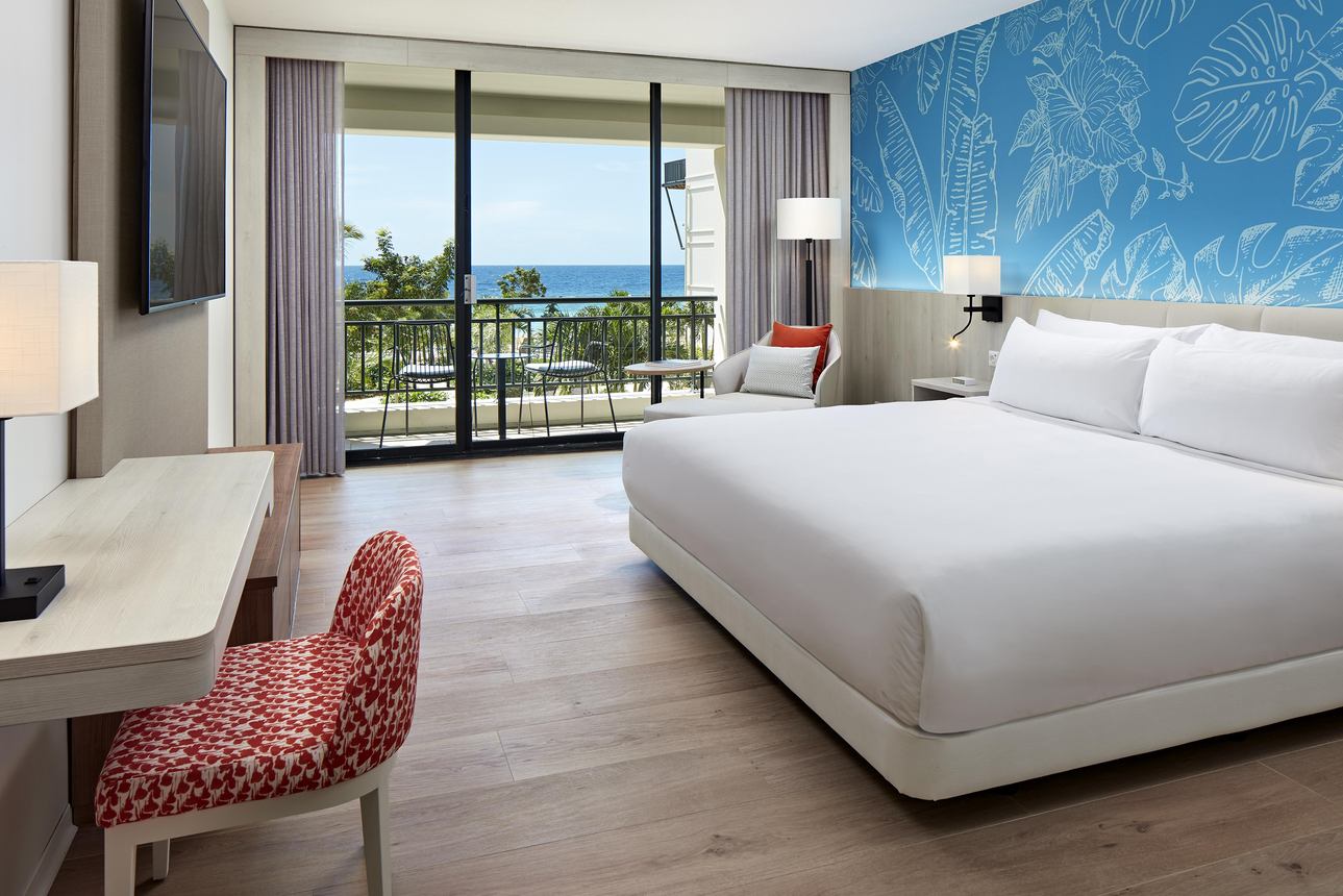 Curaçao Marriott Beach Resort  - Tuinzicht kamer King