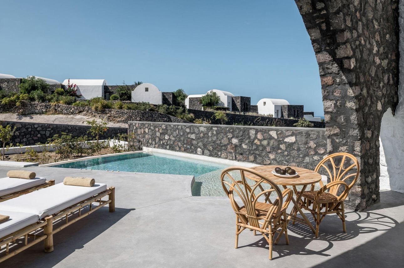 Santo Pure Oia Luxury Suites & Spa - Santo Wellness Junior Suite met Privézwembad