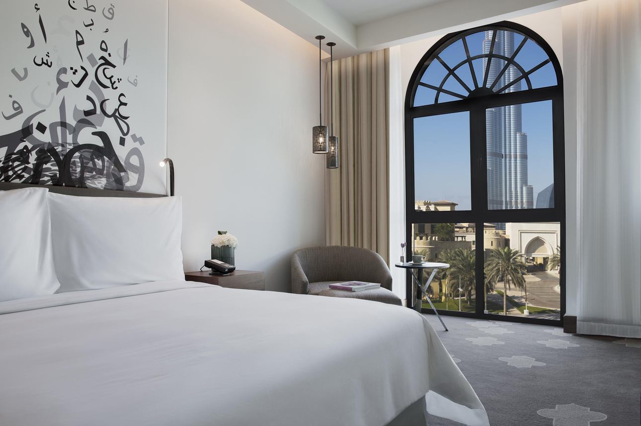 Manzil Downtown  - Deluxe Kamer Burj-zicht