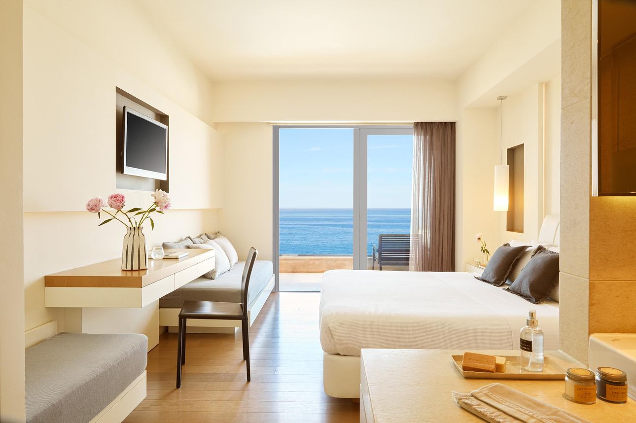 Cavo Olympo Luxury Hotel & Spa - Tweepersoonskamer Zeezicht