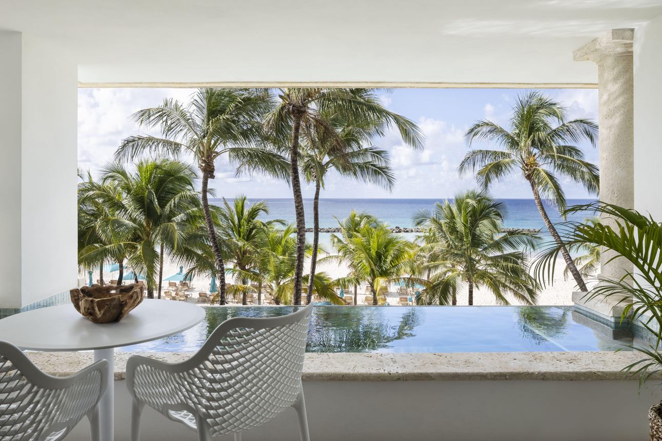 Sandals Royal Barbados - Beachfront One Bedroom Skypool Butler Suite with Balcony Tranquility Soaking Tub