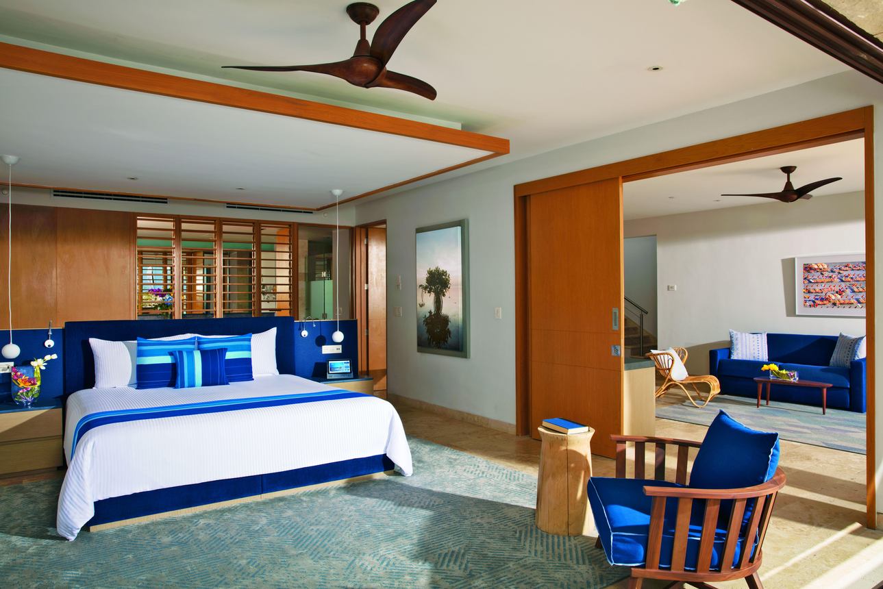 Dreams Playa Mujeres Golf & Spa Resort - Preferred Club Master Suite Frontaal Zeezicht met plungepool