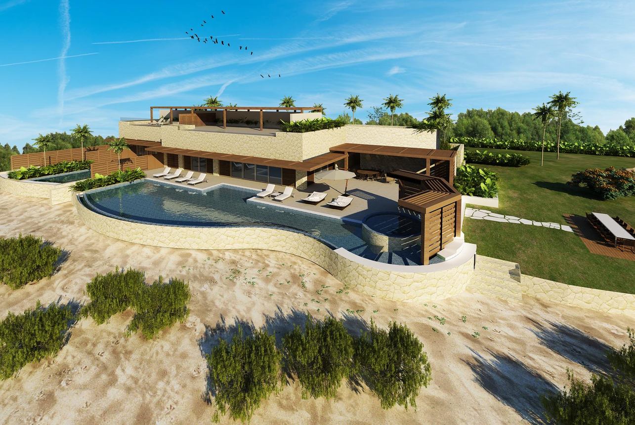Dreams Playa Mujeres Golf & Spa Resort - Preferred Club Presidential Suite Frontaal Zeezicht