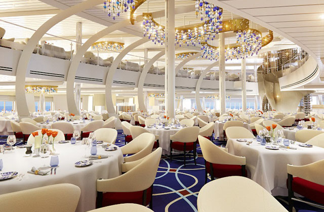 Holland America Line Rotterdam dining room