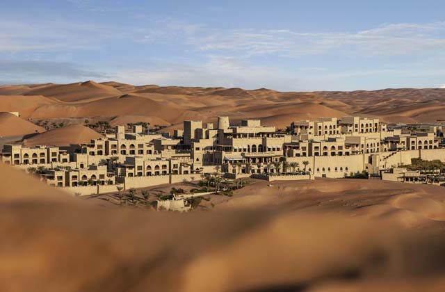 Abu Dhabi - Anantara Qasr al Sarab Desert Resort woestijnzicht